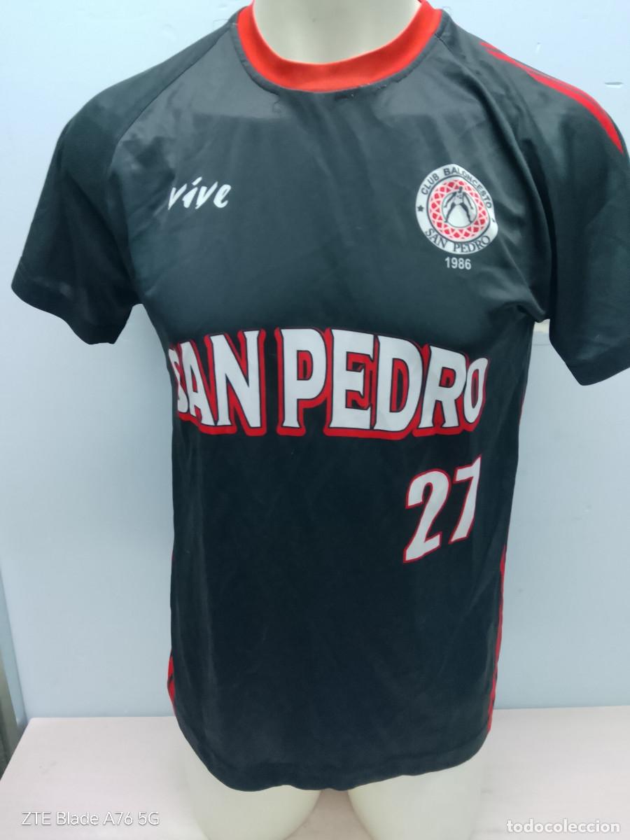 Coleccionismo deportivo: Club Baloncesto San Pedro Alcantara Malaga camiseta shirt L 54cts basquet