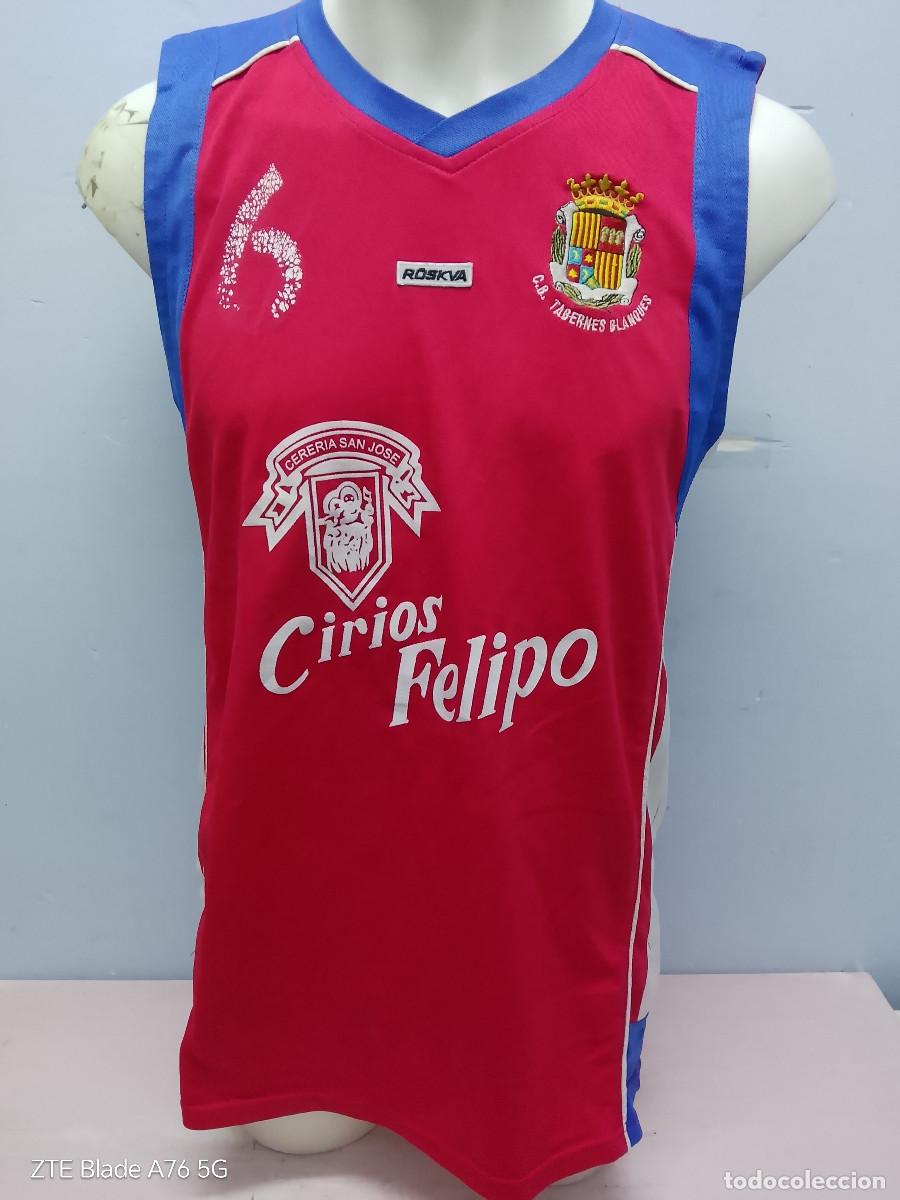 Coleccionismo deportivo: Tavernes Blanques Valencia camiseta shirt basquet basket xl 57cts
