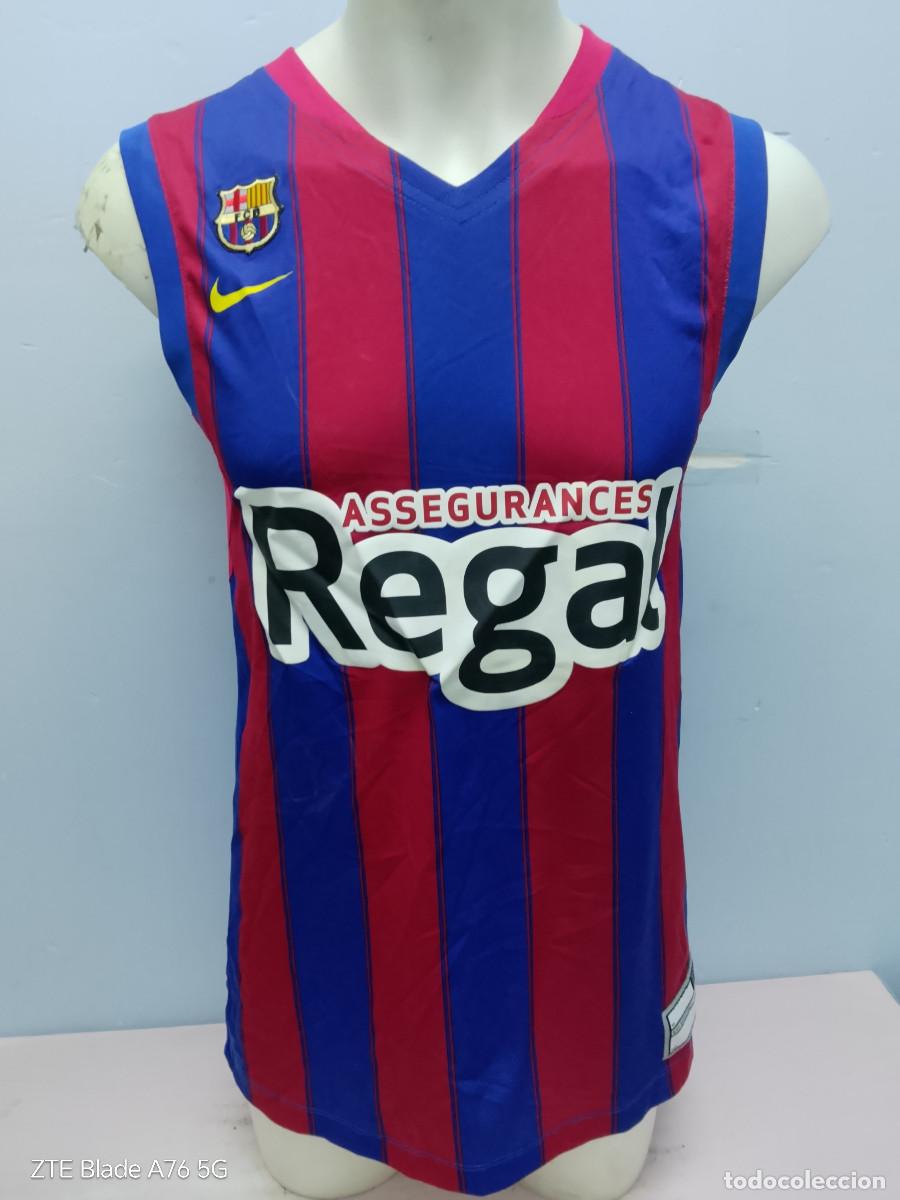 Coleccionismo deportivo: Victor Sada REGAL FC Barcelona camiseta shirt basket basquet M 49x80cts