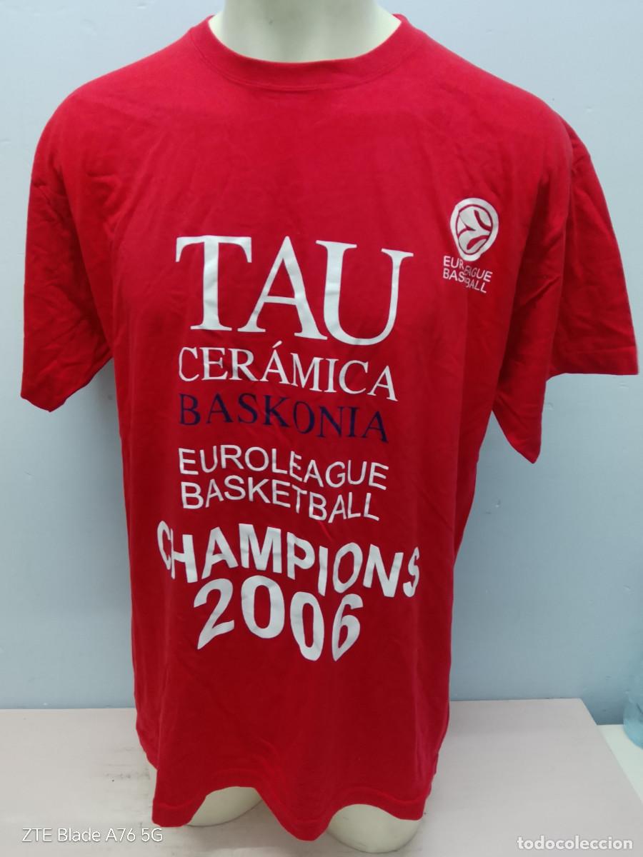 Coleccionismo deportivo: Tau Ceramica baskonia basket basquet shirt camiseta Vitoria euskadi xxl 62cts