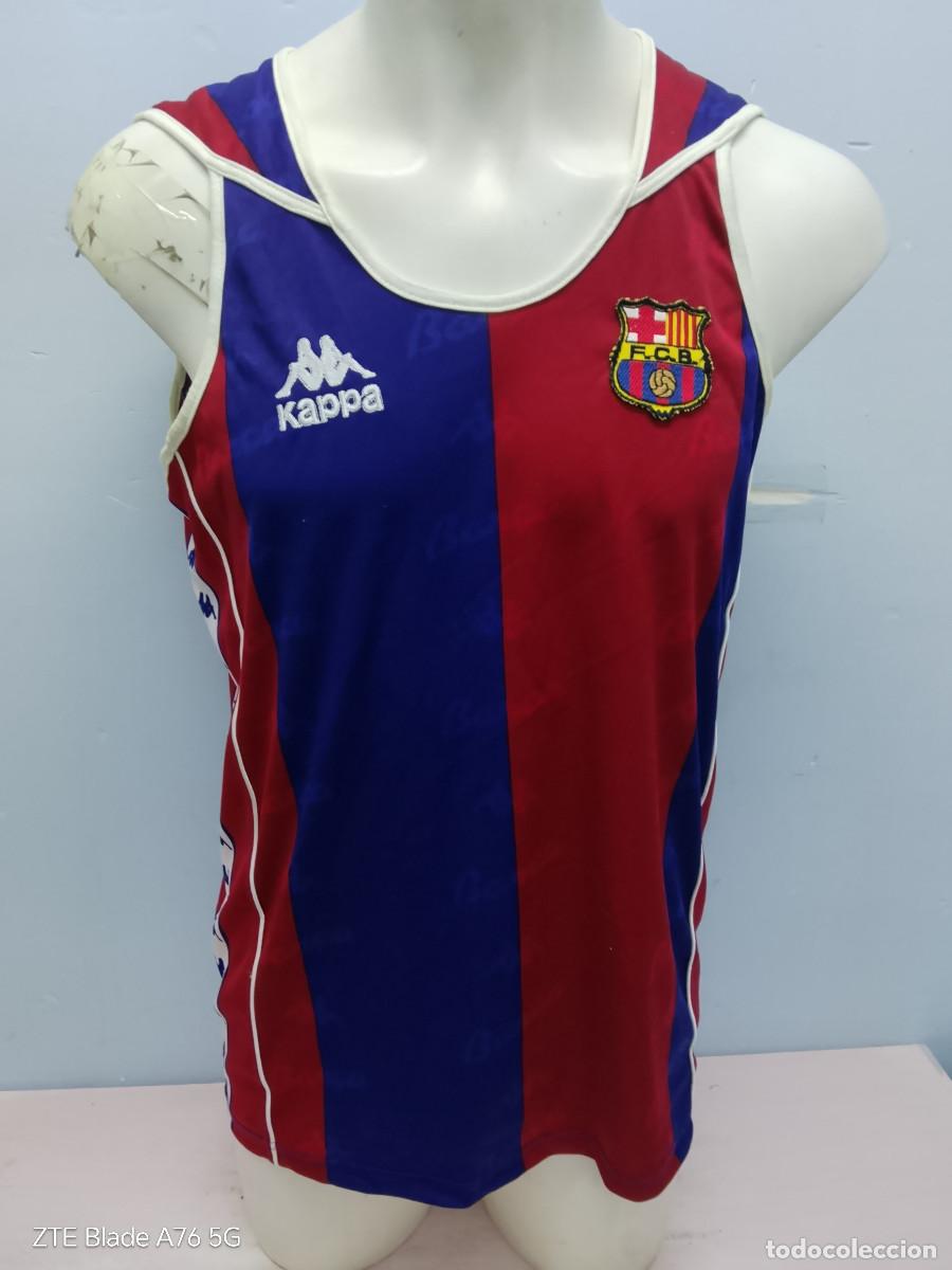 Coleccionismo deportivo: Kappa 1993 FC Barcelona camiseta shirt basketball basket basquet L 57x75cts