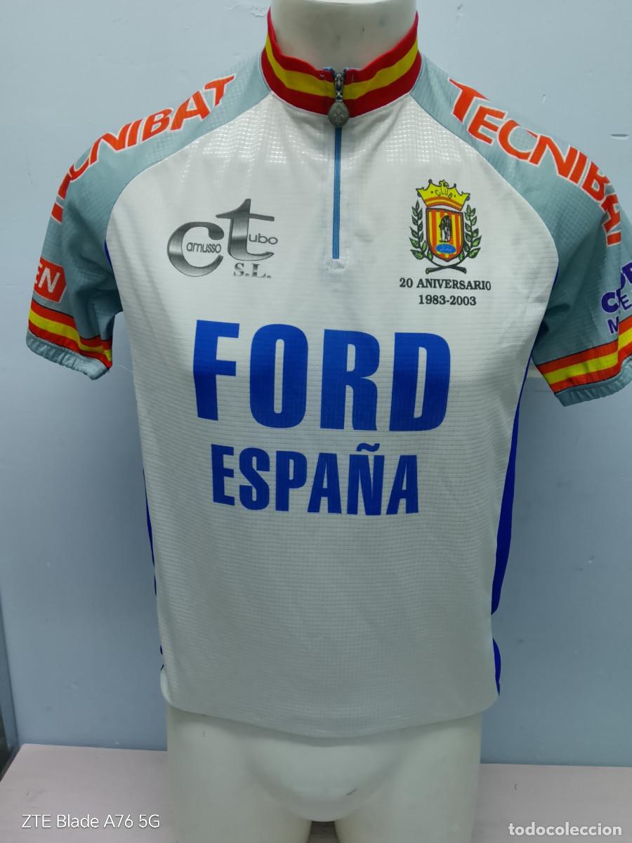 Coleccionismo deportivo: Club Ciclista Ford Espa&ntilde;a vintage ciclismo ciclista s 54cts maillot