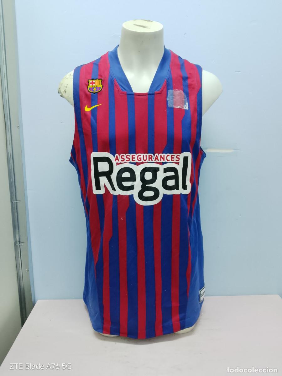 Sammelleidenschaft Sport: Regal FC barcelona basketball basquet shirt camiseta basket xxl 62x88cts
