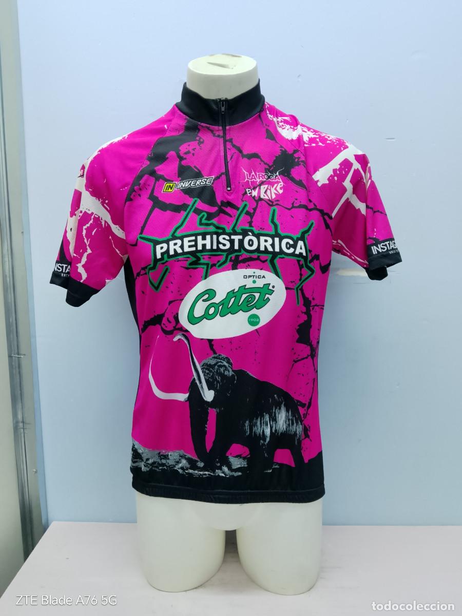 Coleccionismo deportivo: ciclismo de monta&ntilde;a marcha BTT La Prehist&oacute;rica maillot ciclista L 56cts