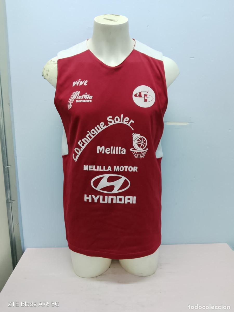 Coleccionismo deportivo: CD Enrique Soler Melilla basketball basquet shirt camiseta 56cts M