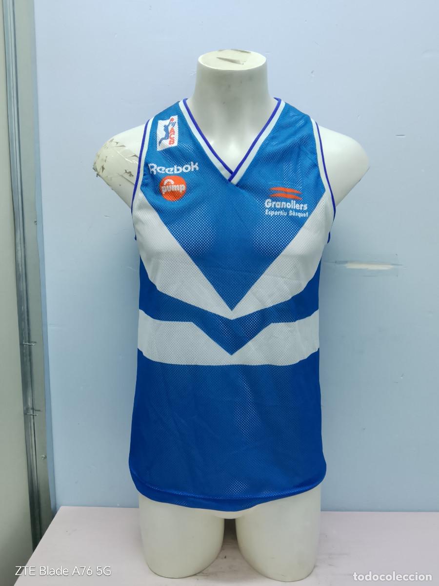 Coleccionismo deportivo: Granollers Esportiu B&agrave;squet 1991 camiseta shirt baloncesto vintage 48x73cts S