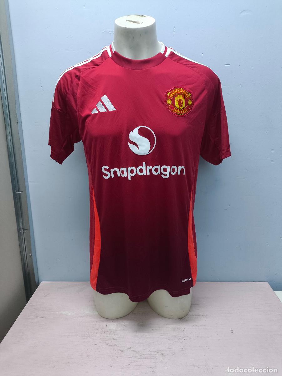 Coleccionismo deportivo: manchester utd camiseta futbol football shirt L 56cts