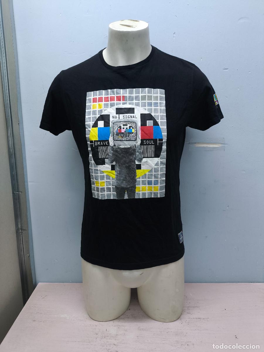 Coleccionismo deportivo: Brave Soul No Signal camiseta shirt carta de ajuste hombre S 52cts