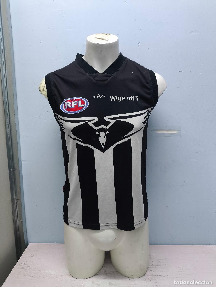 Coleccionismo deportivo: Collingwood Magpies Football Club Australia camiseta shirt M 48cts
