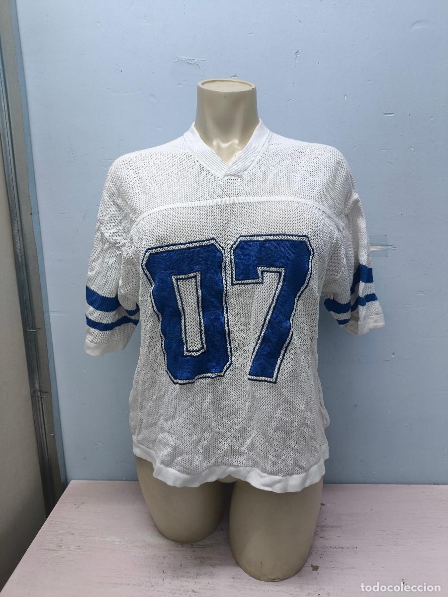 Coleccionismo deportivo: Bershka camiseta futbol americano style shirt football moda m 62cts Unisex