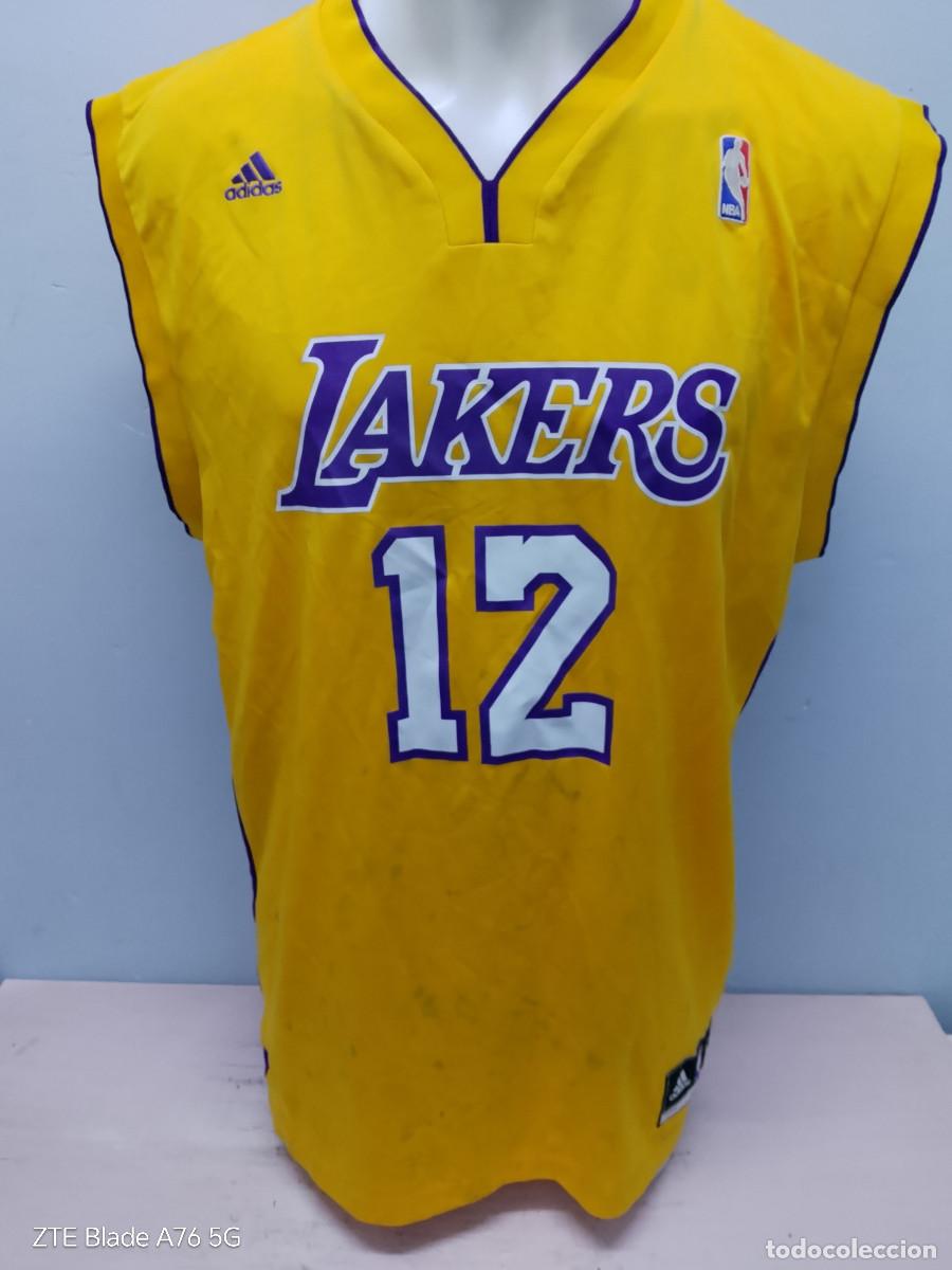 Coleccionismo deportivo: Lakers (tara manchas) camiseta basketball basket basquet shirt L 62cts