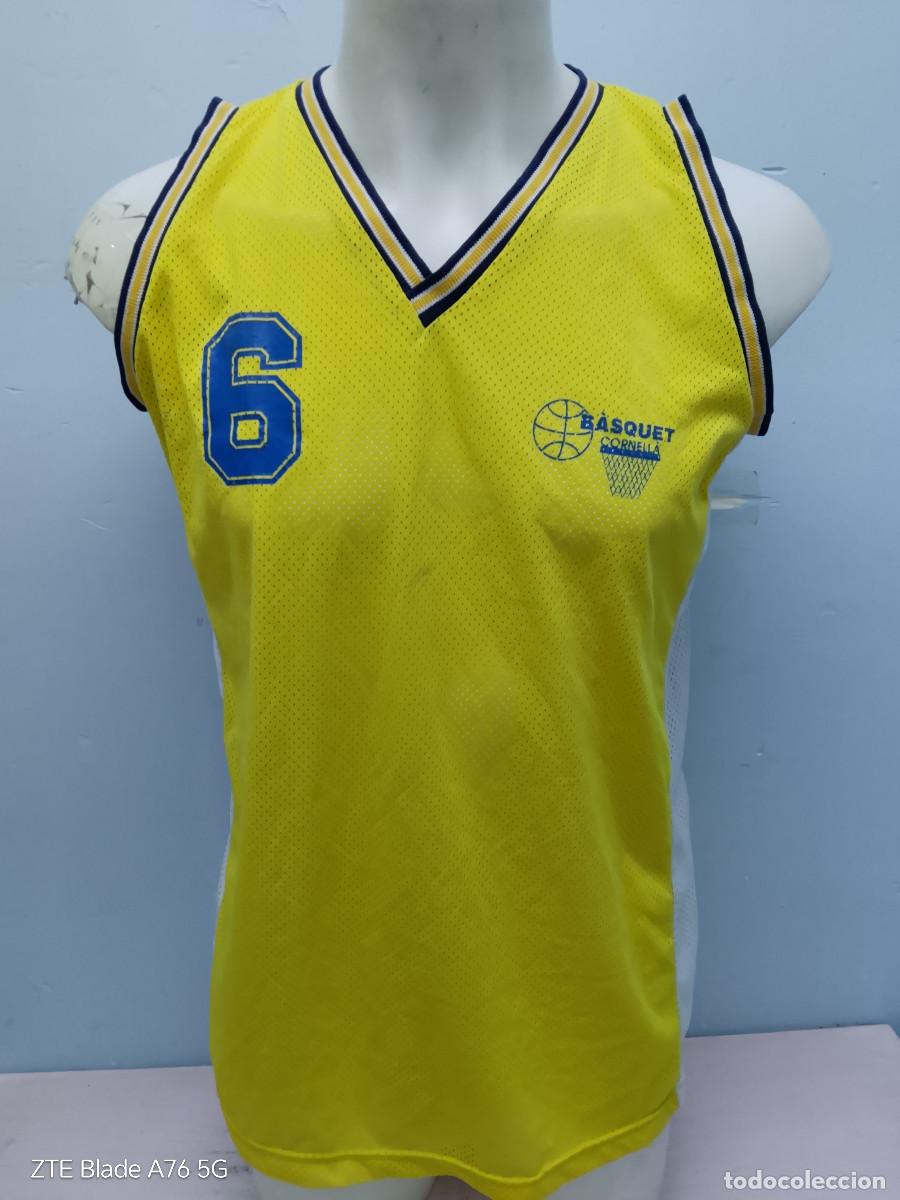 Coleccionismo deportivo: Club Basquet Cornella vintage 1990 camiseta shirt catalunya basquetbol L 57cts