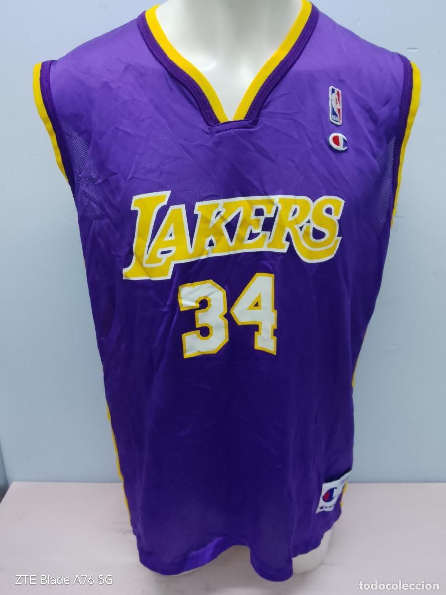 Coleccionismo deportivo: O'Neal lakers nba camiseta basketball basket basquet shirt xl 65x82cts