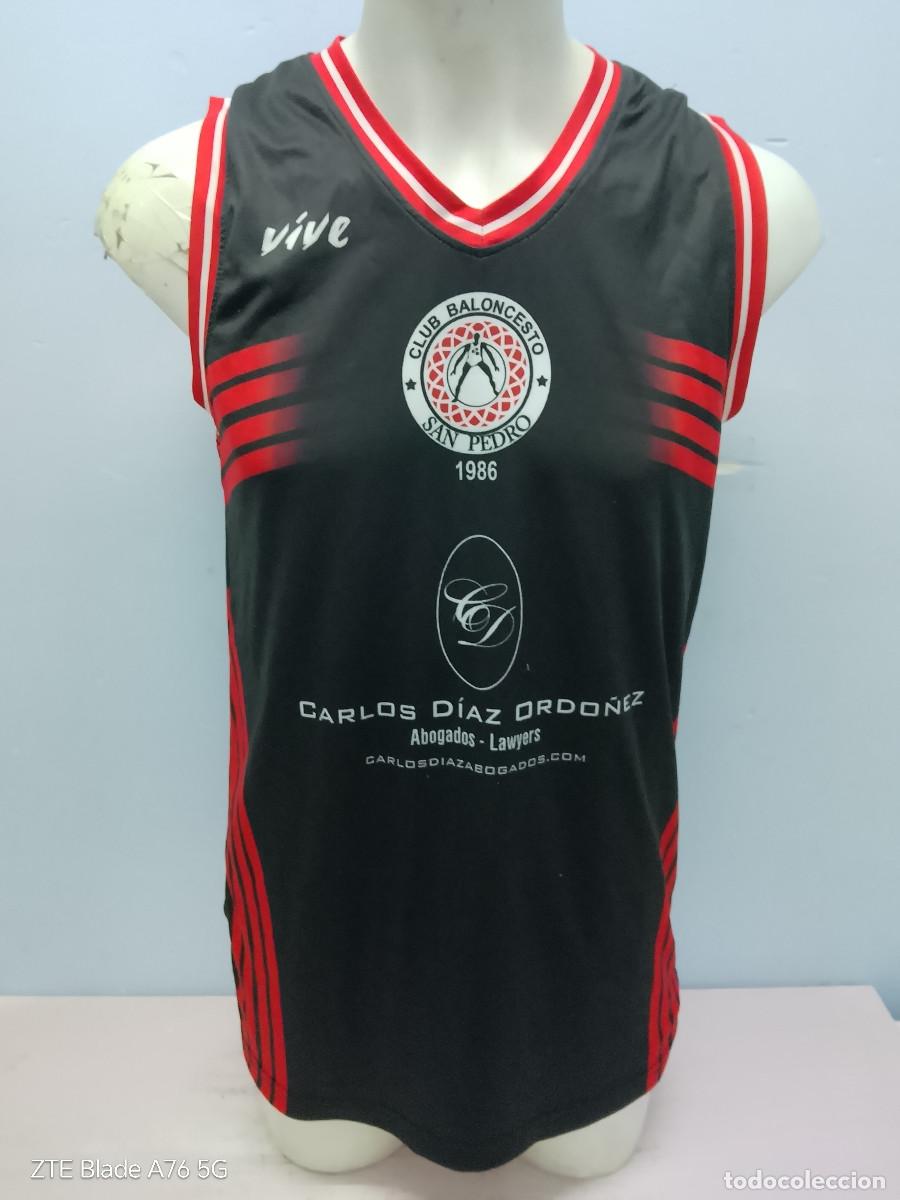 Coleccionismo deportivo: Club Baloncesto San Pedro Alcantara Malaga camiseta shirt LX 54cts basquet