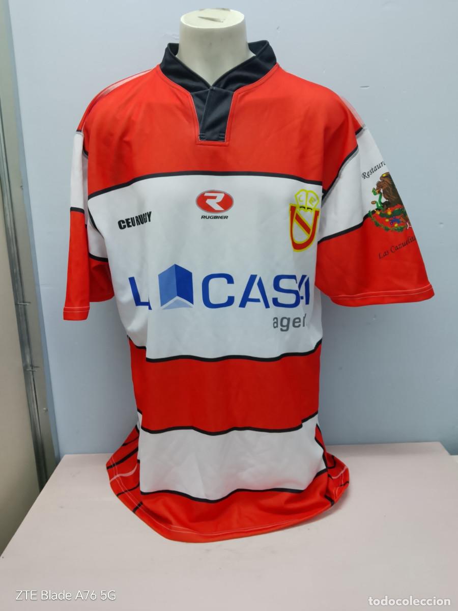 Coleccionismo deportivo: CE Universitari Barcelona Rugby match worn camiseta jersey shirt XXL 70cts