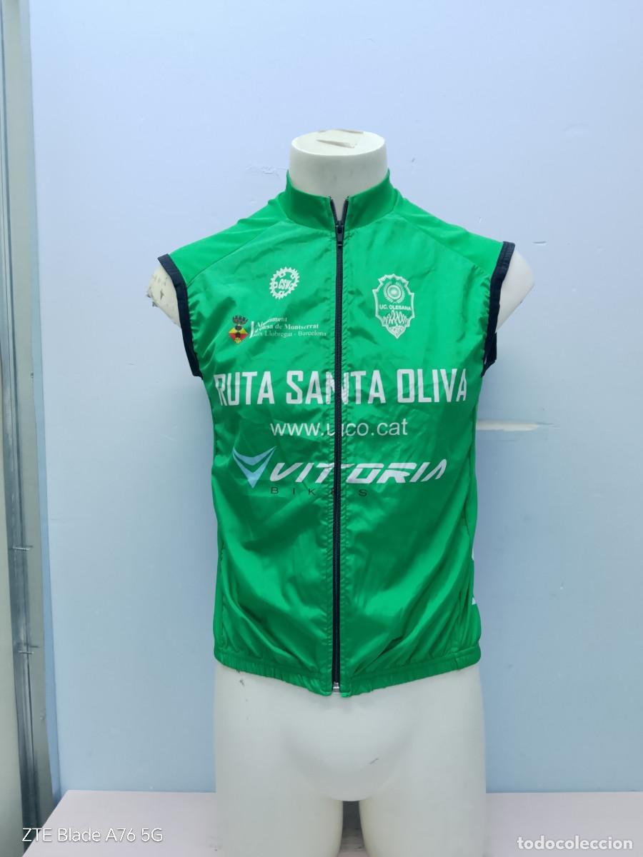 Coleccionismo deportivo: Ruta Santa Oliva Olesa Montserrat maillot ciclismo ciclista monta&ntilde;a 53cts M