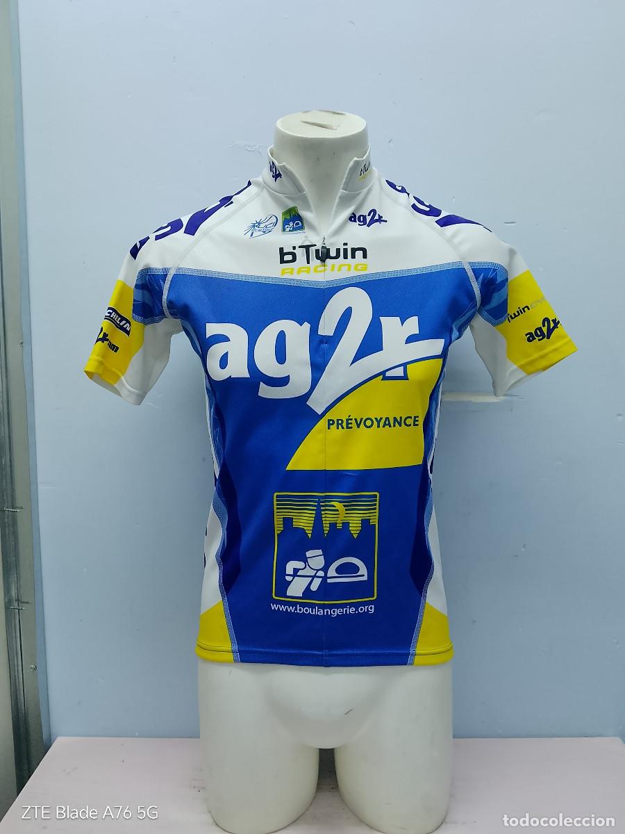 Coleccionismo deportivo: AG2R Pr&eacute;voyance Team cycling jersey shirt maillot ciclismo ciclista L 52cts