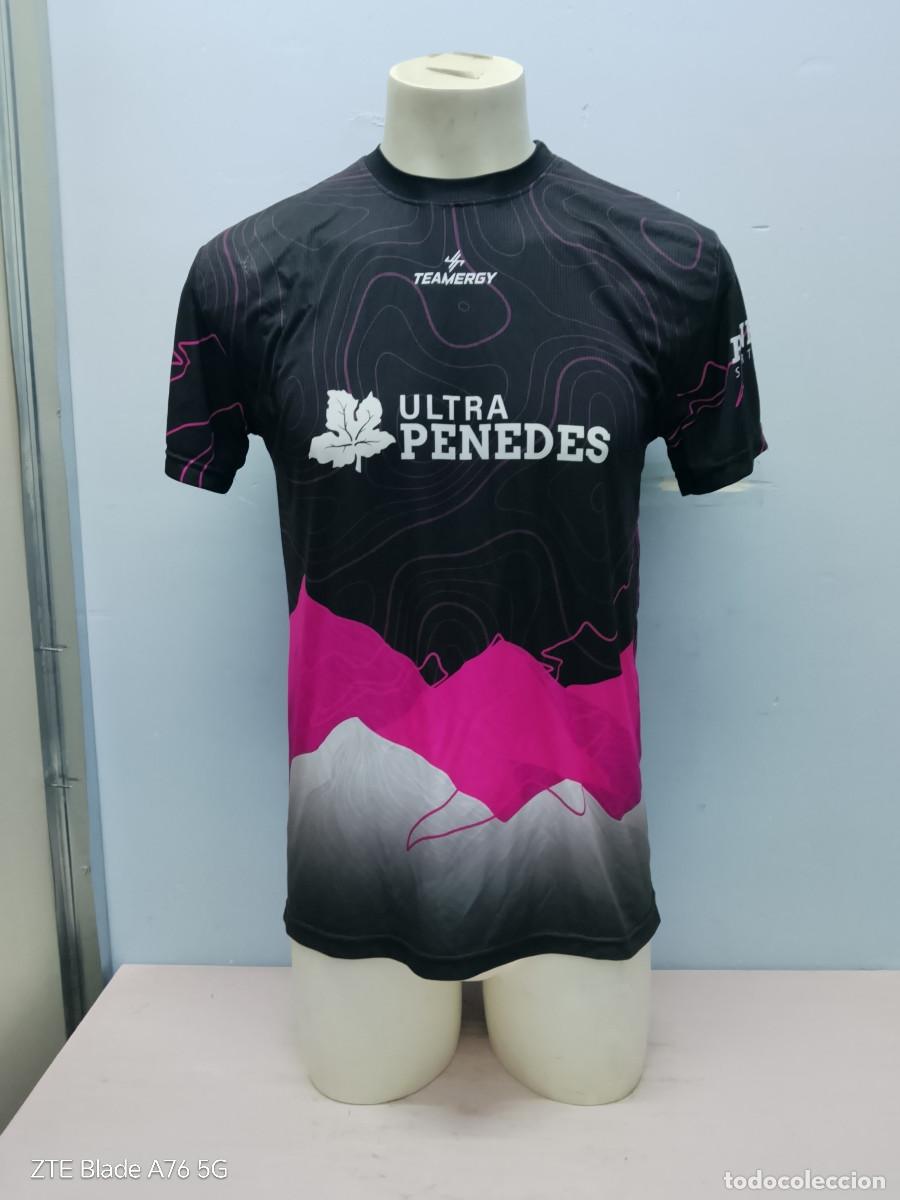 Coleccionismo deportivo: Teamergy Tecnica camiseta Ultra Penedes Atletismo de Monta&ntilde;a camiseta shirt running run L 52cts