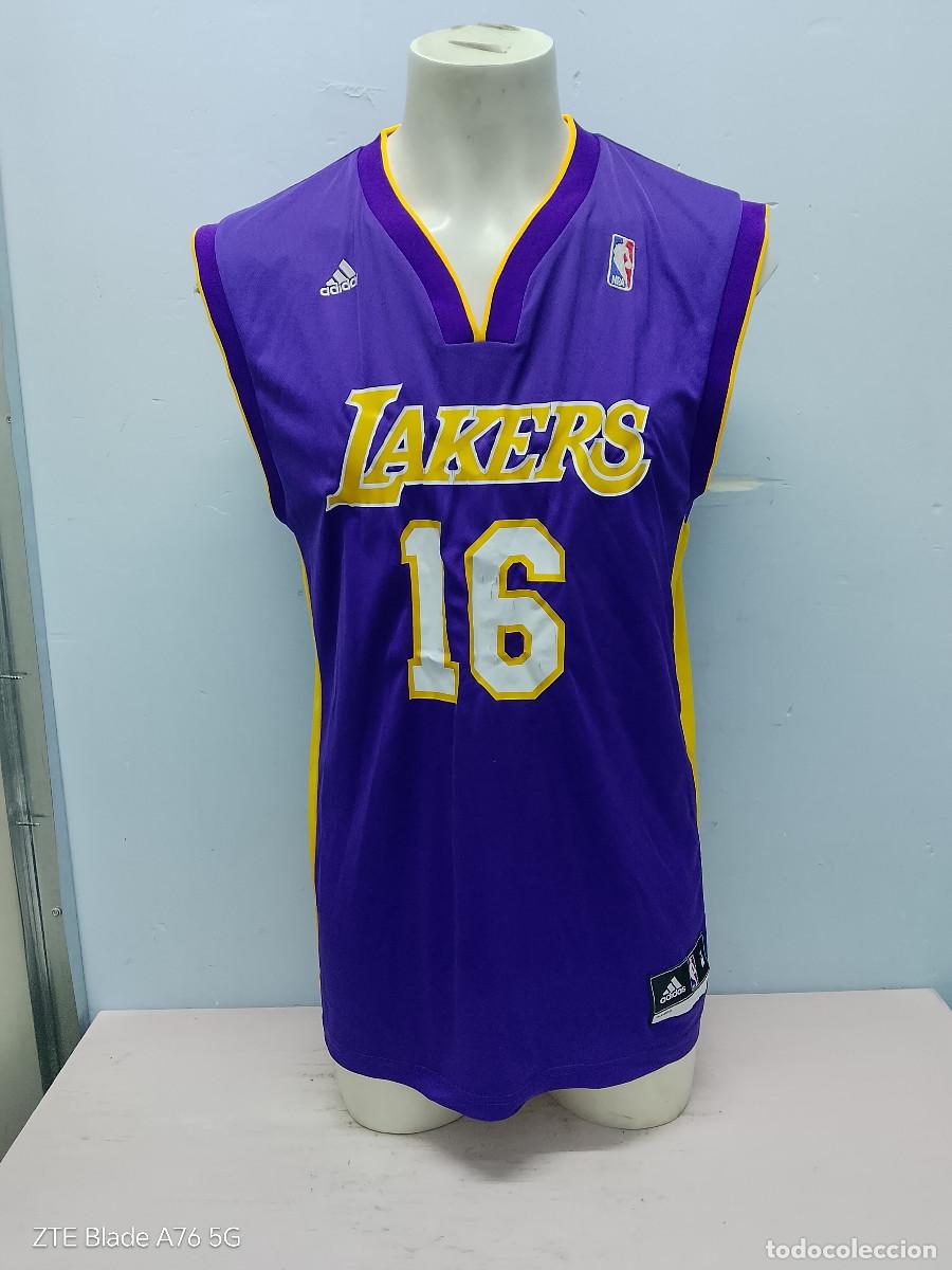Coleccionismo deportivo: Lakers Pau Gasol camiseta shirt basketball basket baquet M 56cts
