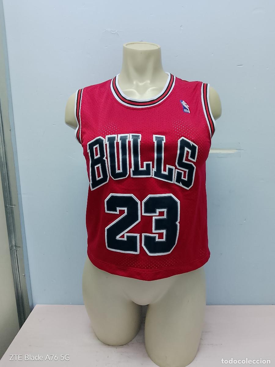 Coleccionismo deportivo: Chicago Bulls Jordan NBA basketball basket shirt camiseta chica mujer girl chica S 47x60cts