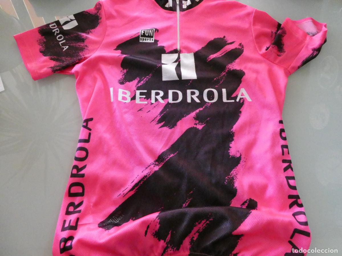 Coleccionismo deportivo: MAILLOT DE CICLISMO. EQUIPO CICLISTA IBERDROLA. ALBERTO CONTADOR, PURITO RODR&Iacute;GUEZ TALLA 4. 160GR