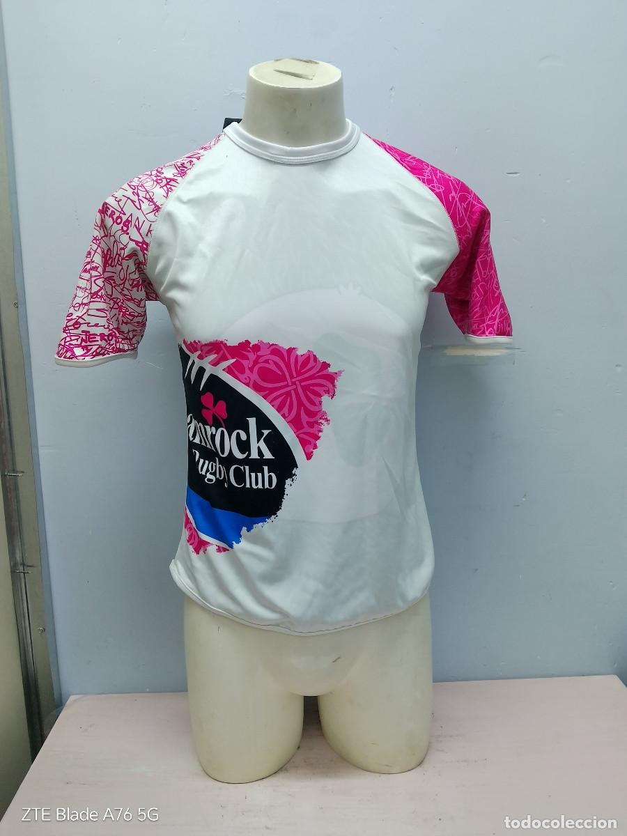 Coleccionismo deportivo: Shamrock Rugby Club Mallorca baleares EIRE Ireland team S 53cts jersey shirt camiseta revers