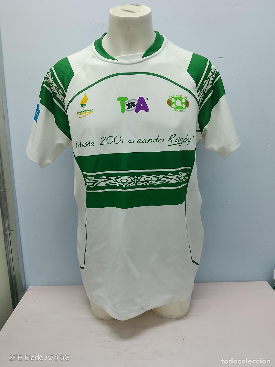 Coleccionismo deportivo: Tasman Rugby Boadilla del Monte Madrid match worn camiseta jersey shirt L 62cts