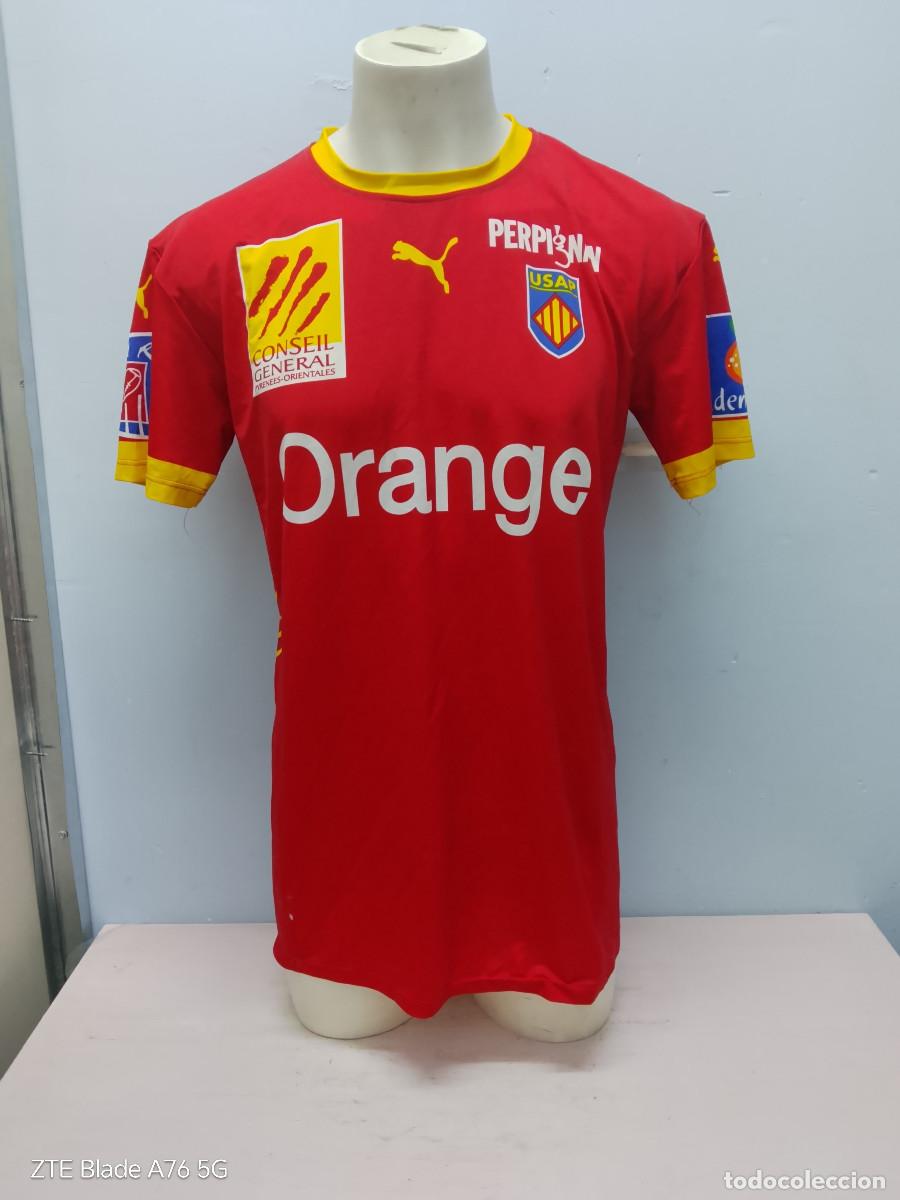 Coleccionismo deportivo: Union Sportive Arlequins Perpignanais USAP Perpignan Rugby jersey shirt camiseta Perpi&ntilde;an XXL 58cts