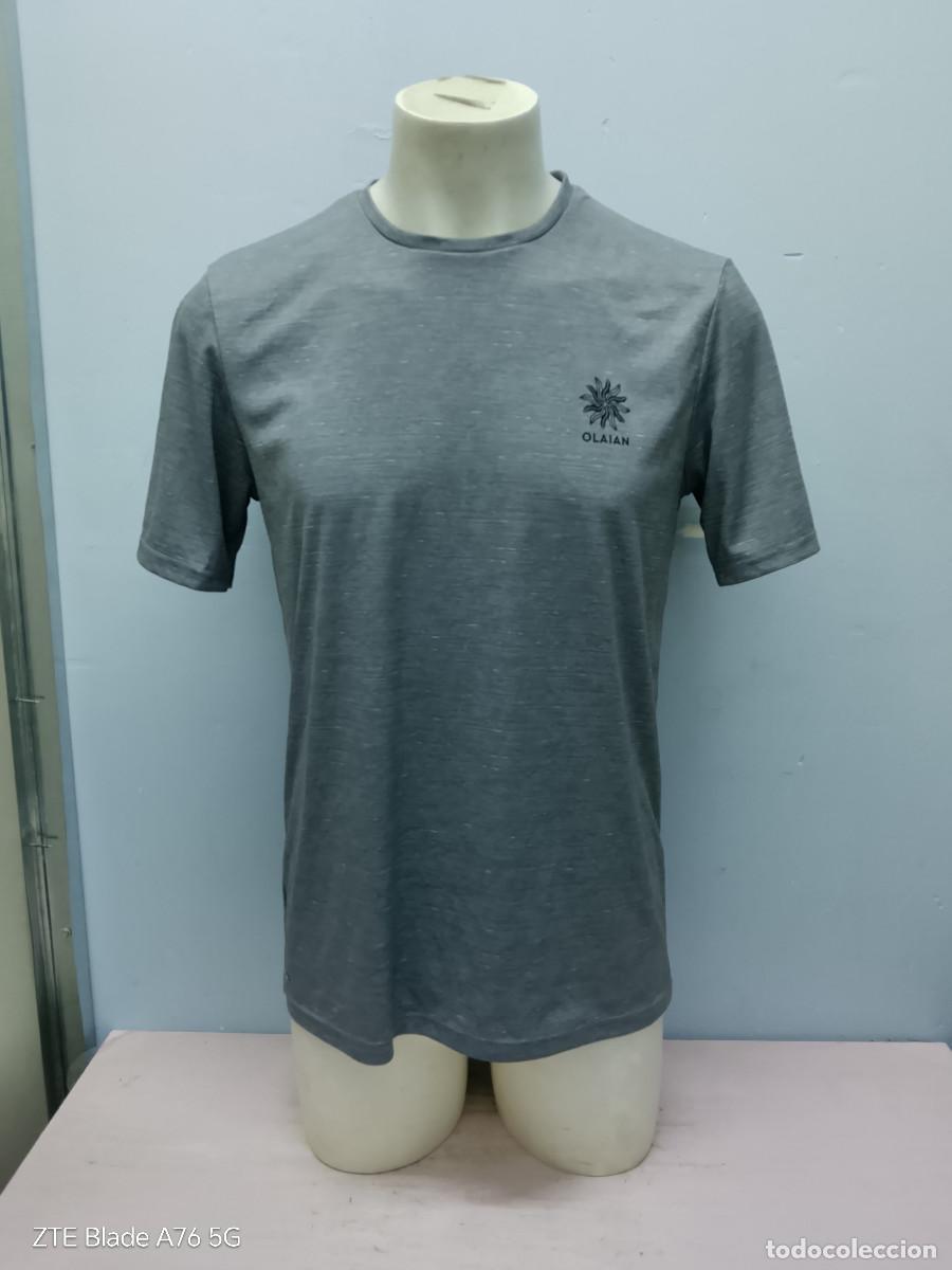 Coleccionismo deportivo: Olaian protection solar UPF 50 surf watersports shirt Sol filter shirt camiseta sport 54cts xl