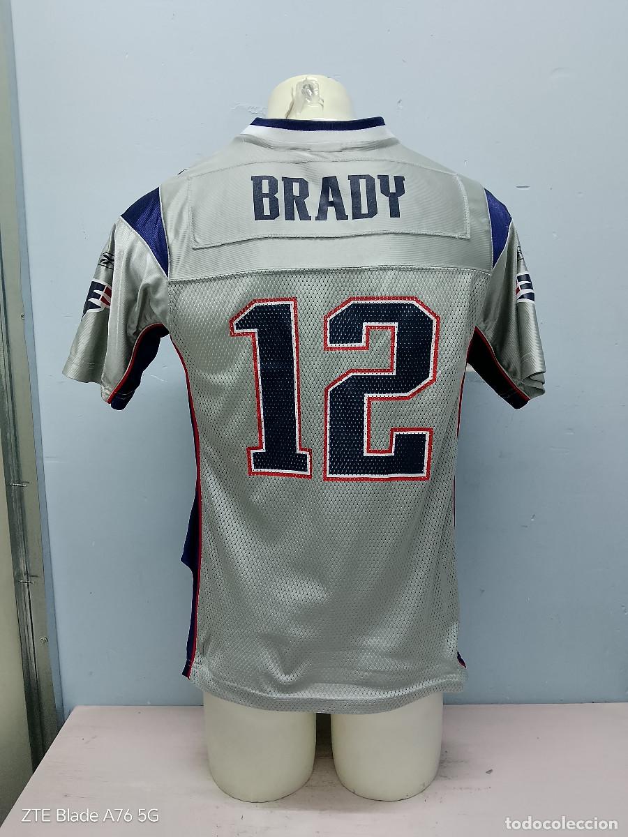 Coleccionismo deportivo: New England Patriots Tom Brady NFL camiseta shirt jersey futbol americano xs 50cts