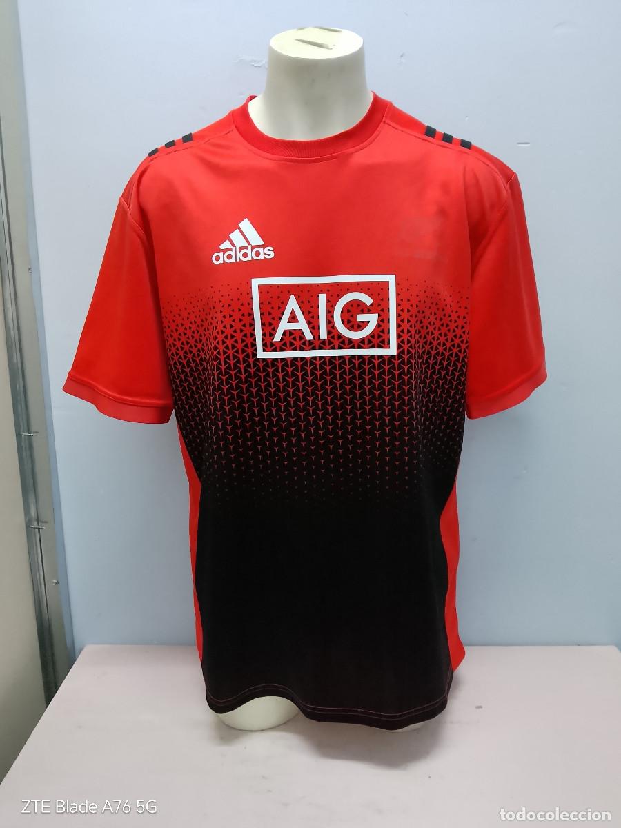 Coleccionismo deportivo: All Blacks New Zealand camiseta jersey train (tara logo) Rugby jersey xxl n62cts