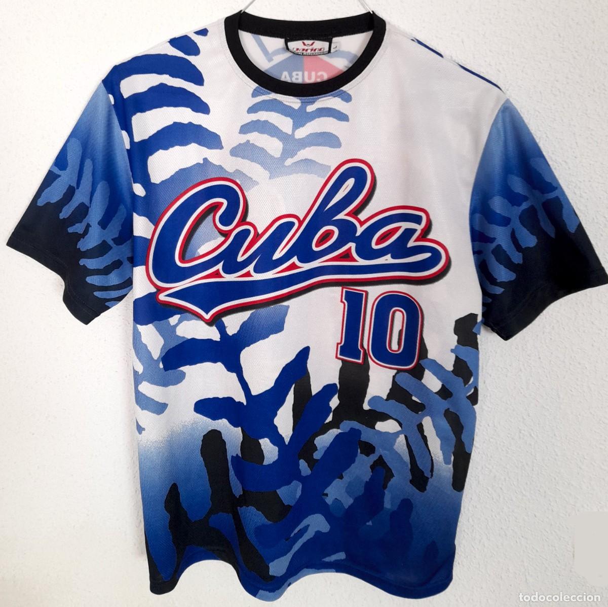 Coleccionismo deportivo: Camiseta vintage Equipo B&egrave;isbol Cuba etiqueta producto oficial Daring Talla L official merchandise