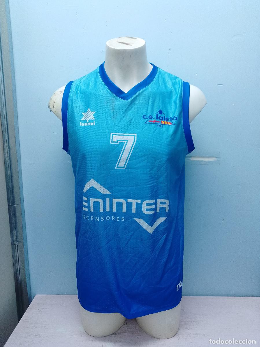 Coleccionismo deportivo: CE Laieta basket catalunya laietano camiseta basket shirt camiseta Barcelona M 56cts