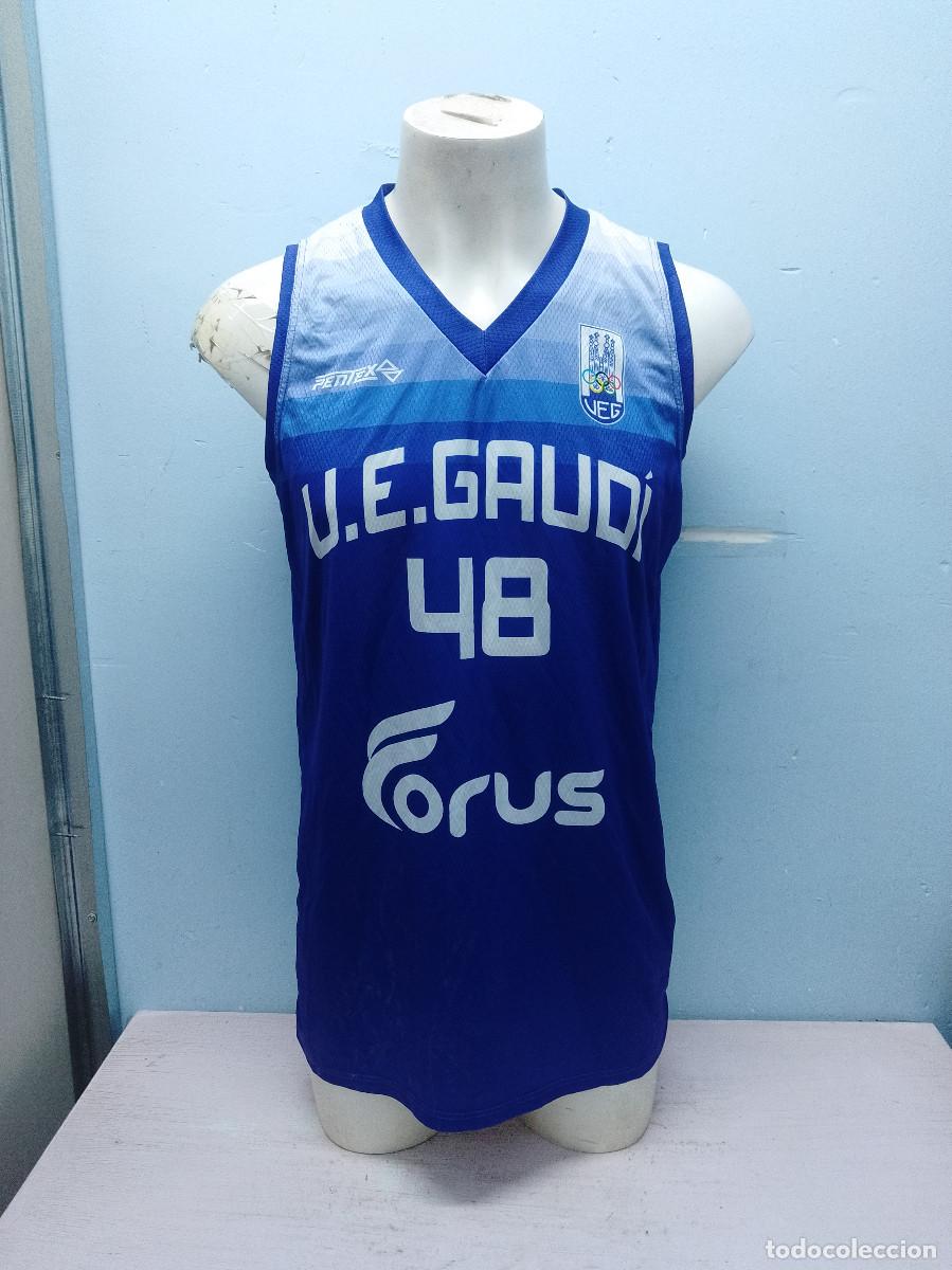 Coleccionismo deportivo: UE Gaudi barcelona basquet catalunya camiseta shirt basketball L