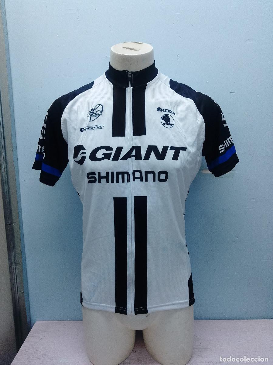 Coleccionismo deportivo: Giant Shimano cycling jersey maillot ciclismo ciclista xl 57cts