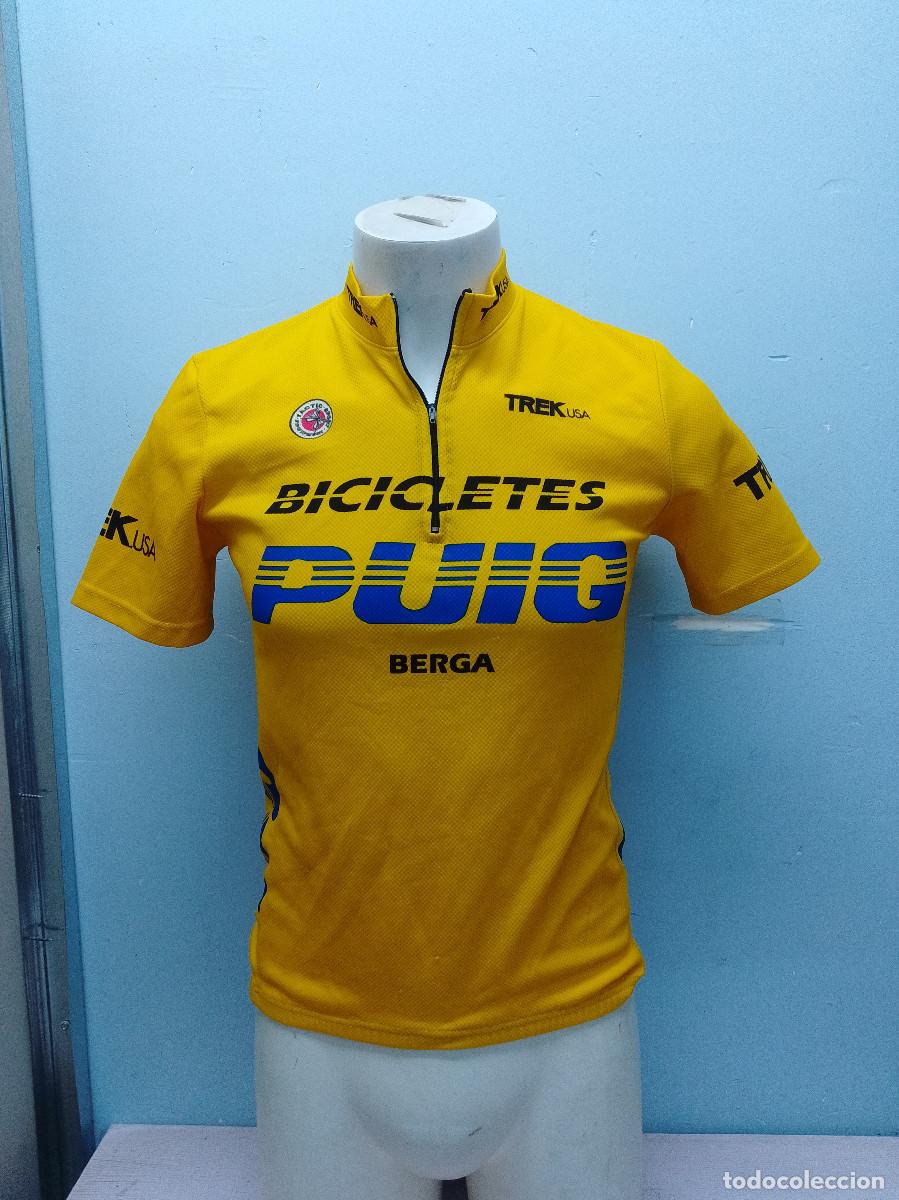 Coleccionismo deportivo: Trek vintage catalunya ruta Berga ciclismo ciclista maillot M 48cts