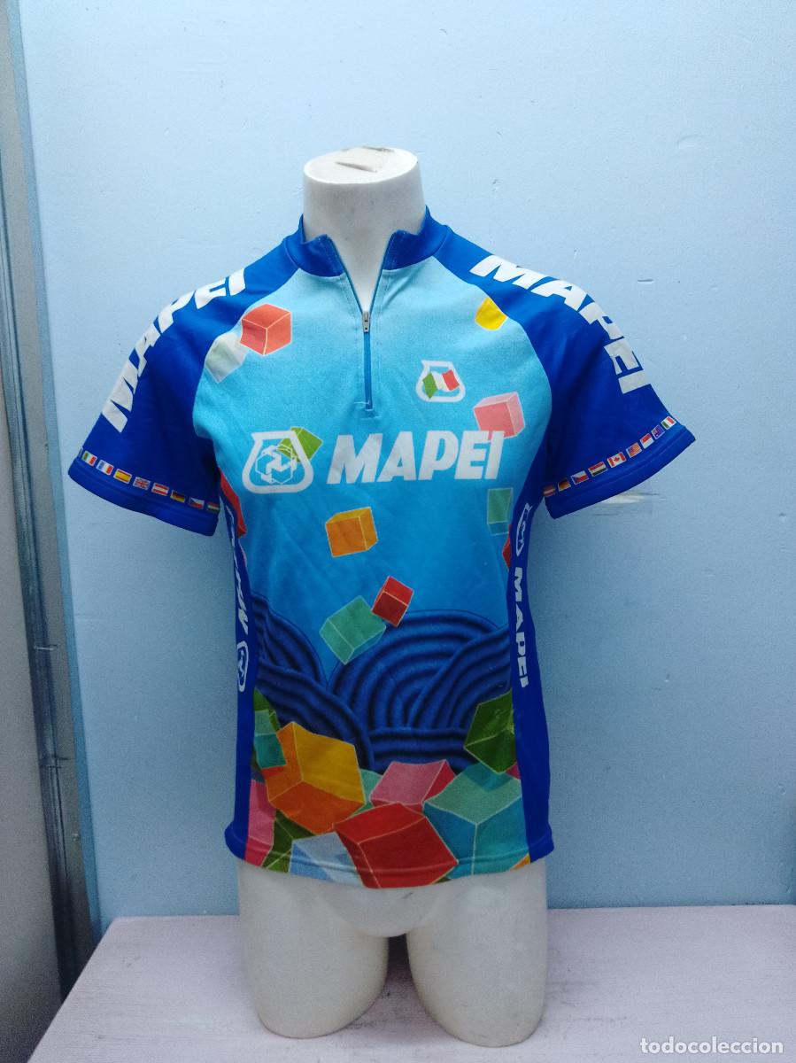 Coleccionismo deportivo: Team Mapei vintage 1990 maillot ciclismo ciclista cycling jersey xl 55cts