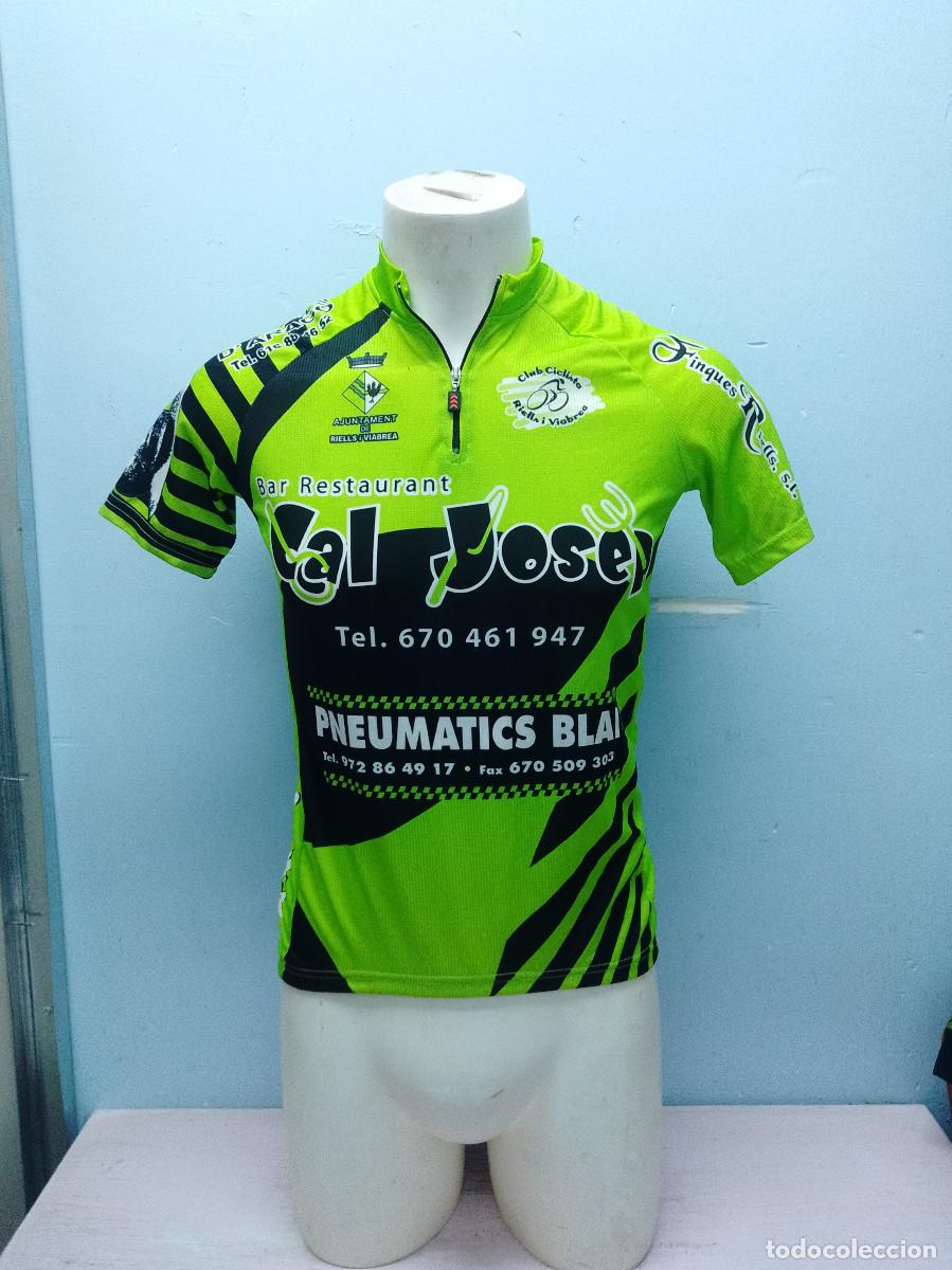 Coleccionismo deportivo: Riells i Viabrea Catalunya mountain cycling ciclismo ciclista maillot s 49cts