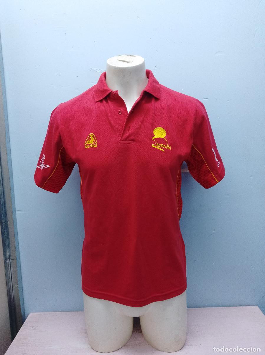 Coleccionismo deportivo: Espa&ntilde;a Spain Olimpic Games seleccion polo shirt jersey Judo Karate L 56cts