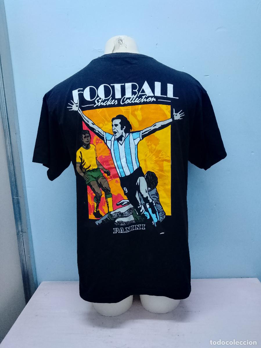 Coleccionismo deportivo: Panini cromos camiseta futbol football shirt sticker collection tribute shirt xl 62cts