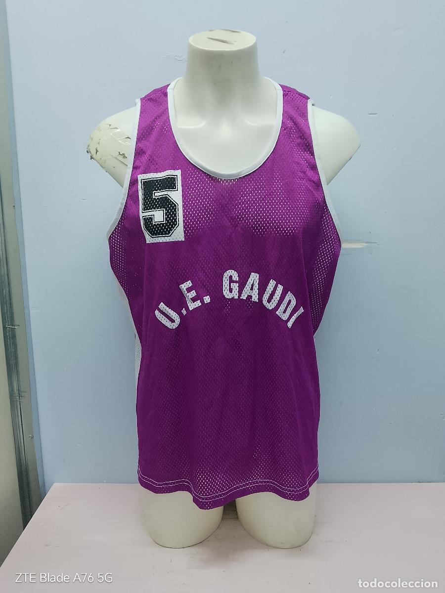 Coleccionismo deportivo: 1990 UE gaudi Basquet Barcelona camiseta shirt basketball basket xl 64cts