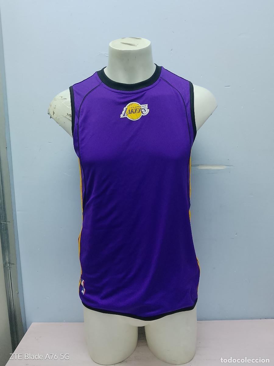 Coleccionismo deportivo: Los Angeles Lakers camiseta basketball basket NBA basquet shirt 50x70cts S-M