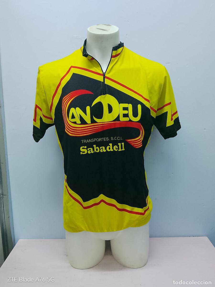 Coleccionismo deportivo: Can Deu Sabadell maillot ciclismo ciclista xl 63cts