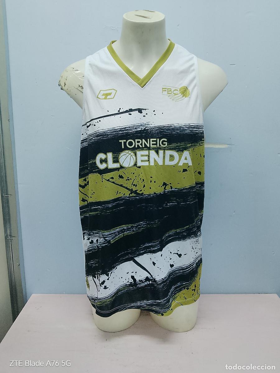 Coleccionismo deportivo: Torneig Cloenda Fundacio Basquet Catala camiseta basket shirt catalunya L 58cts