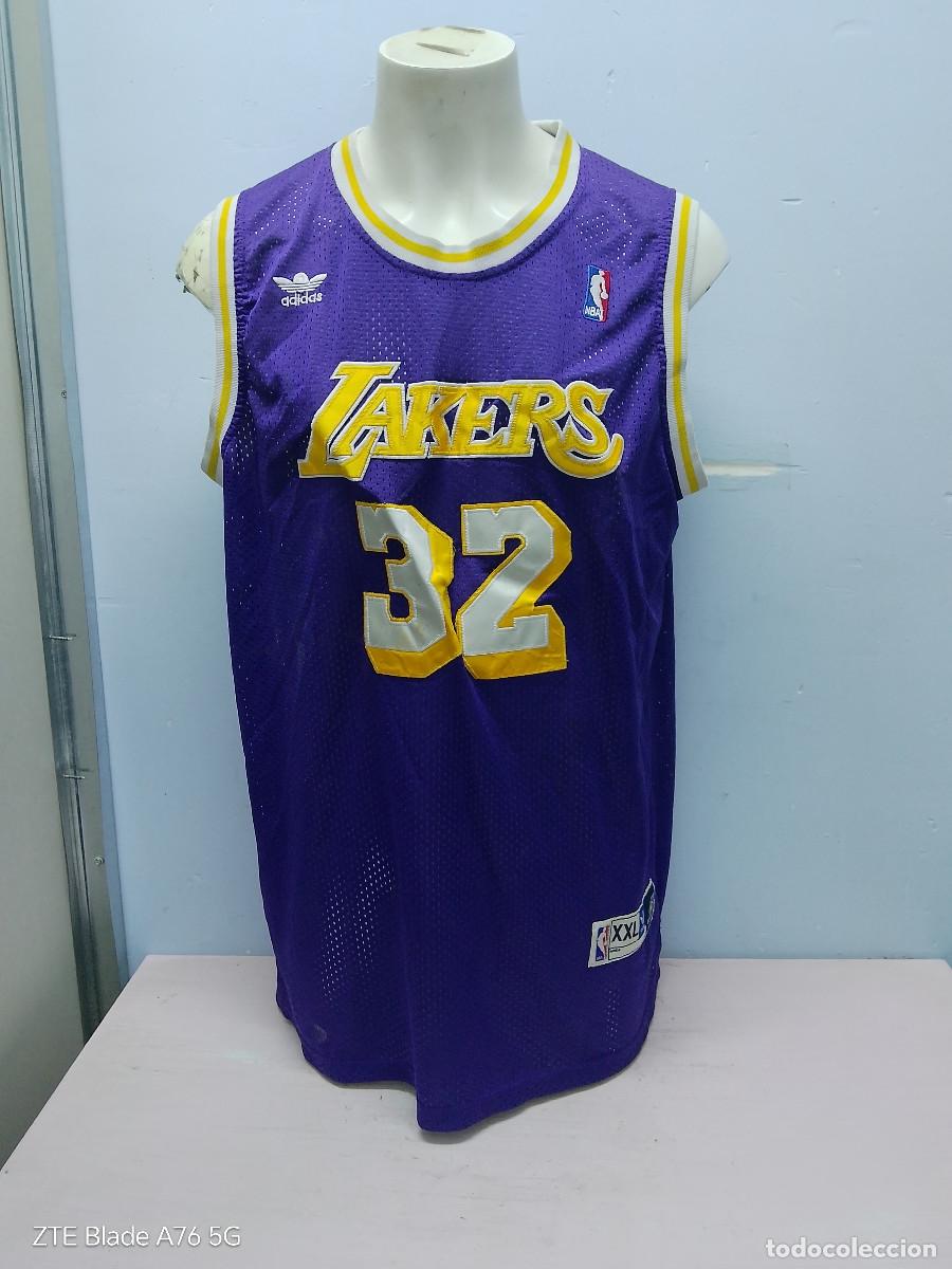 Coleccionismo deportivo: Magic Johnson Basketball shirt vintage Lakers camiseta basket basquet shirt xxl 57x87cts