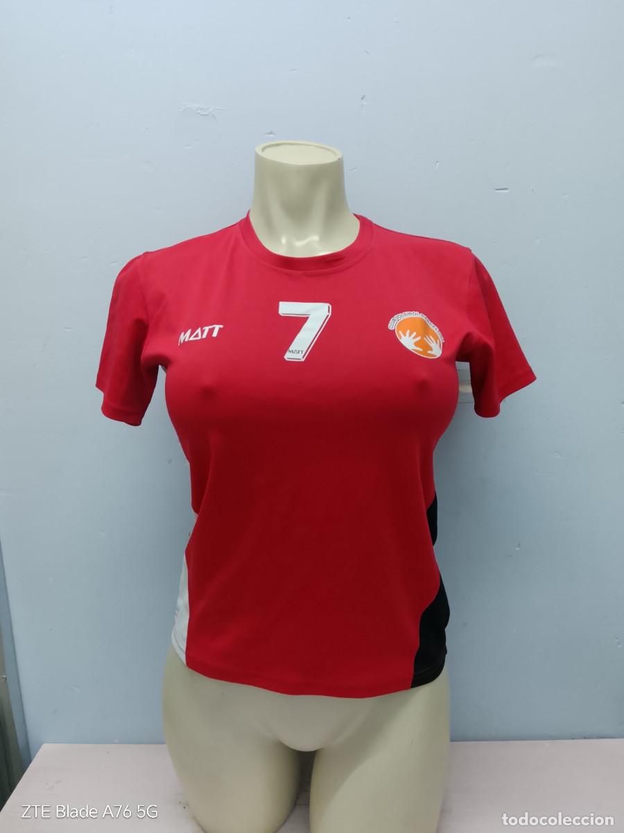 Coleccionismo deportivo: Volei Barcelona volleyball camiseta chica girl mujer woman voleibol L 49cts