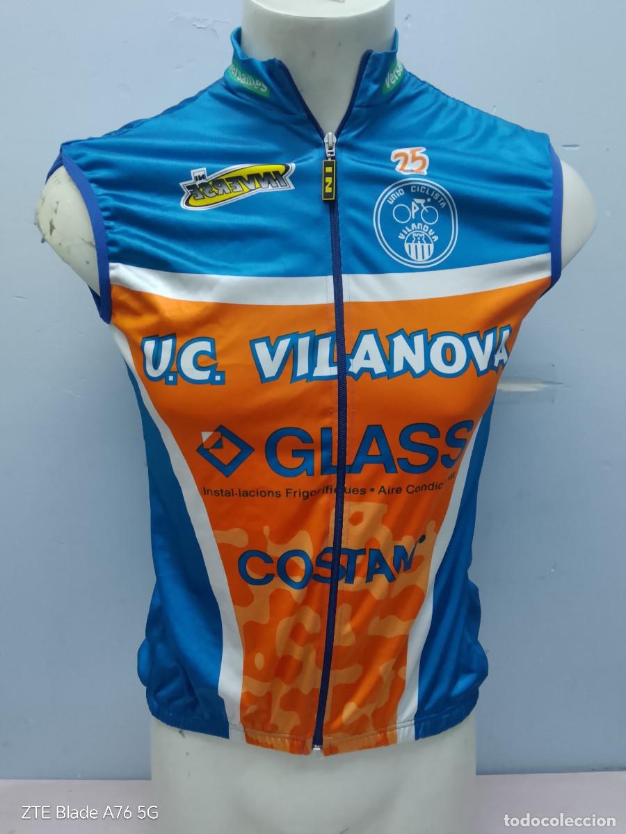 Coleccionismo deportivo: UC Vilanova maillot ciclista ciclismo catalunya m 52cts