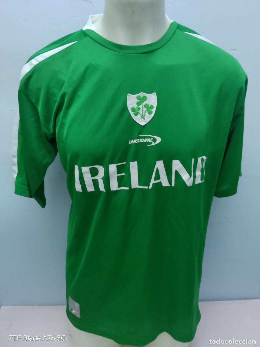 Coleccionismo deportivo: Lansdowne Ireland Shamrock Performance Rugby Shirt jersey camiseta Irlanda L 62cts