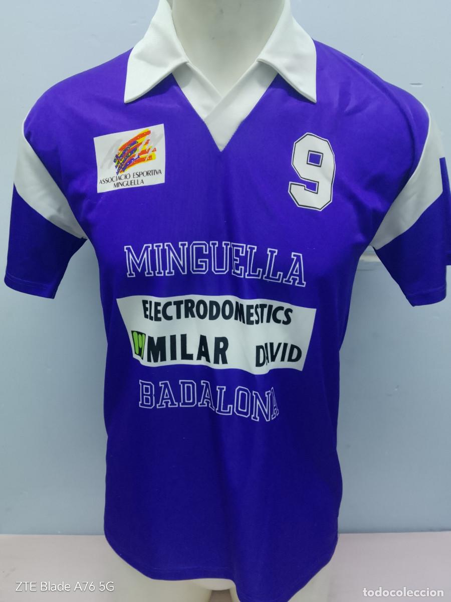Coleccionismo deportivo: Associaci&oacute; Esportiva Minguella Badalona camiseta handbol balonmano handball M 53ct