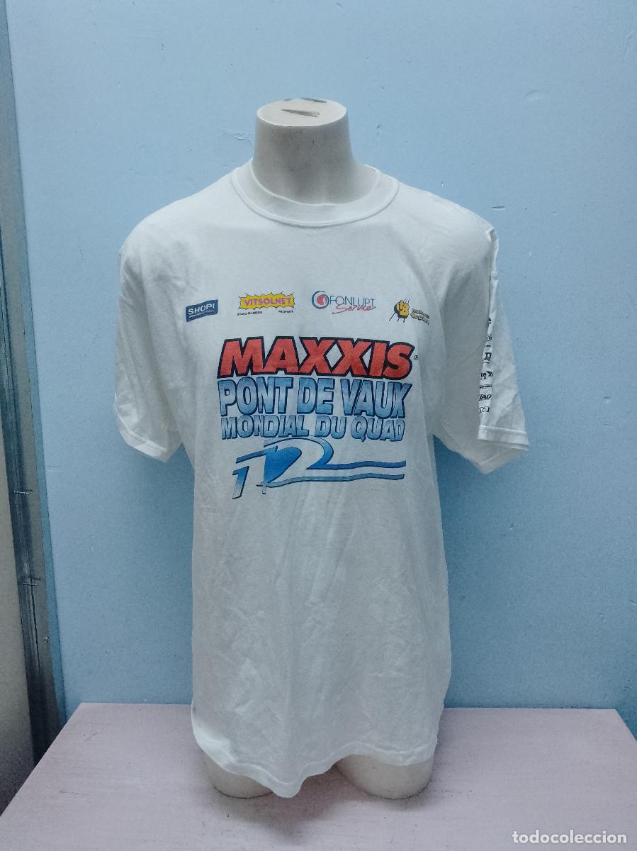 Coleccionismo deportivo: Maxxis Pont de Vaux Mondial du Quad camiseta racing motor camiseta shirt xl 62cts